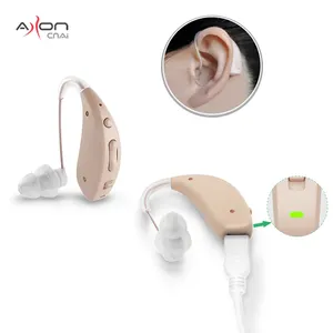 锂离子电池强力可充电Bte助听器，带修剪器，适合严重听力损失舒适使用A-308