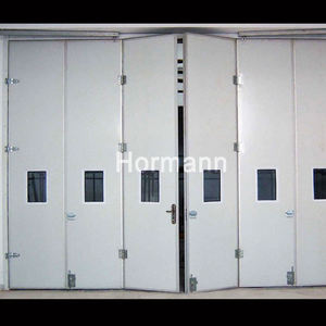 Grande porte pliante de segment électrique extérieure spéciale d'atelier industriel avec le moteur de bras de manivelle - Product Image 6