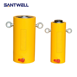 แม่แรงไฮดรอลิกแบบกลวงชนิดเดี่ยว 5T-100T สำหรับงานหนัก กระบอกไฮดรอลิกแบบแยกส่วน สำหรับยกของในอุตสาหกรรม - Product Image 1