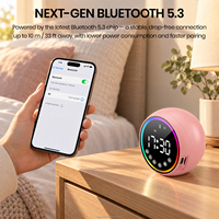 Promosyon Hediyesi OEM Logolu Çok Fonksiyonlu Çalar Saat Bluetooth Hoparlör Tf Am Fm Çalar Özelleştirilmiş Kurumsal Hediye Toplu Sipariş