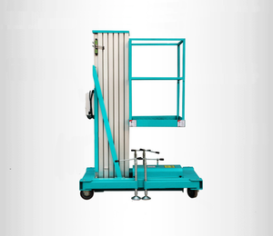 Plataforma de trabajo aéreo de elevación eléctrica hidráulica escalera andamio de aluminio de un solo mástil <span class=keywords><strong>Manlift</strong></span> - Product Image 3