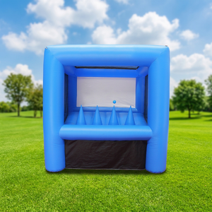 WINSUN Parcours d'obstacles gonflable commercial d'extérieur avec arc et flèches, certifié CE, en PVC imperméable, capacité 200 kg - Product Image 1