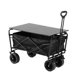 <b>Foldable</b> Camping <b>Cart</b> 300 Lb Capacity High Carbon Steel Outdoor Use - Product Image 4