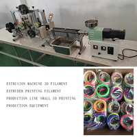 Mesin Ekstruder Filamen Printer 3D Mini Lab, Jalur Produksi Filamen Pencetakan 3D DIY, Ekstruder Kecil