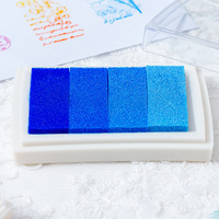Ensemble de tampons encreurs de qualité supérieure pour l'artisanat, le bricolage, le scrapbooking, encre à base d'eau non toxique, options multicolores