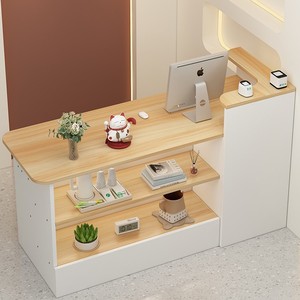 Mostrador de Caja Simple y Moderno para Tienda de Ropa Pequeña, Tienda de Conveniencia, Recepción - Product Image 2