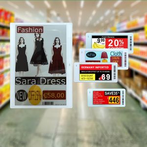 Système d'étiquettes de prix numériques de 7,5 pouces, encre électronique, ESL, étiquette de prix pour magasin, étiquette de rayon électronique, vente en gros en usine de Shenzhen - Product Image 1