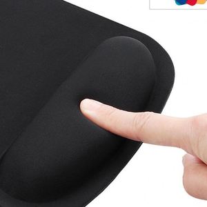 Silicone Gel-Infused Cushion Breathable <b>Mouse</b> <b>Pad</b> Keyboard Wrist Rest for Long-Time Computer Use - Product Image 5
