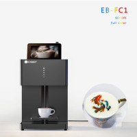 Machine à café simple à écran tactile automatique électrique EVEBOT EB-FC1 Machine à café couleur Imprimante alimentaire comestible