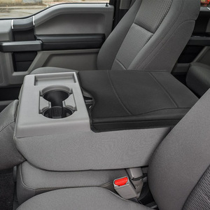 Cubierta de Reposabrazos para Ford F150, Cuero PU Negro, Consola Central Elevadora con Almacenamiento, 2015-2020 - Product Image 2