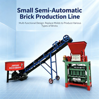 Machine à fabriquer des briques haute efficacité 4-35 avec trémie, production de 400-800 blocs/8 heures
