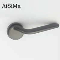 Nouveau design Décoration de porte de maison moderne Serrure de poignée de porte de chambre
