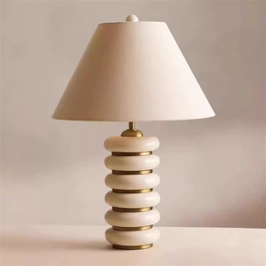 Lámpara de Mesa Circular de Resina OEM, Estilo Nórdico de Lujo, para Dormitorio, Mesita de Noche, Oficina, Decoración de Escritorio, con <span class=keywords><strong>Verde</strong></span> - Product Image 2