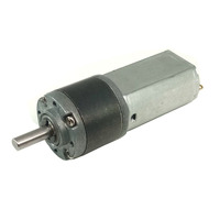 Motor DC Mini Planetary 12V 24V dengan Komutasi Sikat Magnet Permanen Efisiensi IE3 Bingkai 22mm Pemasangan Panel