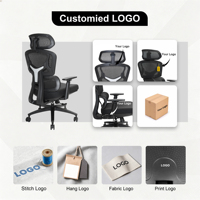 Kabel Professional Chaise de bureau pivotante à dossier haut Chaise de direction réglable moderne avec maille en nylon certifiée BIFMA