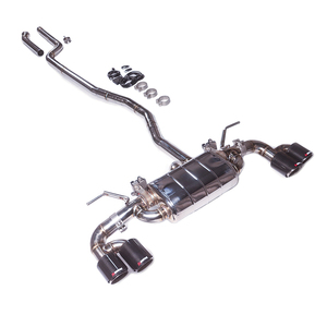 Hiệu Suất Cao BMW 2 Series <span class=keywords><strong>F22</strong></span> 2014-2018 Catback Van Điện Tử Hệ Thống Xả Với Bốn Sợi Carbon Mẹo - Product Image 1