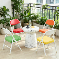 Ensemble table et chaises pliantes pour enfants, en plastique, rose et blanc, pour fêtes et événements, chaise pliante pour enfants