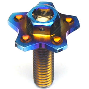 Vis à bride en alliage de titane pour plaque d'immatriculation de moto, vis à bride M6, vis en titane M6x20, accessoires pour moto - Product Image 3