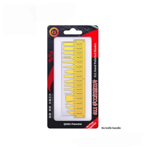 Kit de Lames de Découpe pour Colle 007 008 009 Plus 011 avec Manche Double Extrémité 0.12mm pour Colle Noire de Remplissage et Réparation de CPU, NAND, IC - Product Image 3