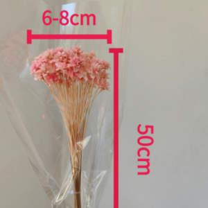 Couronne de fleurs séchées de fleurs étoilées brésiliennes, petites marguerites de <span class=keywords><strong>montagne</strong></span>, pour décorations de Noël DIY, couronne populaire - Product Image 2