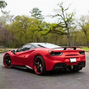 Kit de Carrocería de Fibra de Carbono Real para Ferrari 488 GTB <span class=keywords><strong>Spider</strong></span>, Alerón Delantero, Difusor Trasero, Faldones Laterales, Estilo Racing - Product Image 4