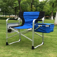 Chaise de réalisateur extérieure pliable pour le camping et la pêche Conception de table confortable pour les activités de plein air