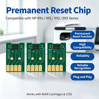 Chip Permanente L para Cartuchos de Tinta HP 990 991 992 993 99U, Compatible con Impresoras HP PageWide Pro MFP 777 772 750 774 779 755 77440