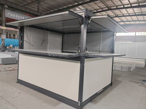 Installation rapide, boutique pliable extensible de 10 pieds, kiosque portable, café, magasin, étanche, isolé, préfabriqué, stand de vente au détail - Product Image 4