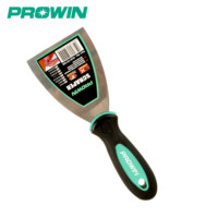 PROWIN Ensemble de couteaux à mastic et grattoirs à carrelage de haute qualité, lame en acier au carbone, manche en plastique, multi-tailles pour racler et remplir