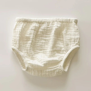 2024 di mussola di <span class=keywords><strong>cotone</strong></span> Super morbido baby bubble estate bloomers pantaloncini per neonato ragazzo - Product Image 3