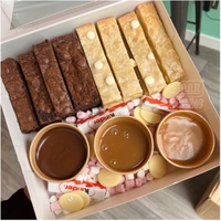 Boîte à mini-gâteaux personnalisée avec logo, pour fêtes, goûters, desserts, collations, avec séparateur, boîte à emporter pour bâtonnets de guimauves et chocolats