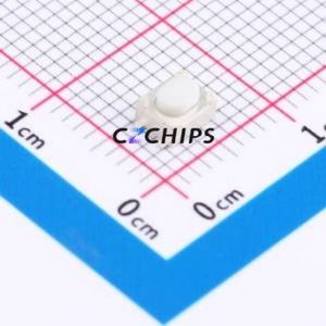 TS3425PA 250gf 098 Tactile Switch SMD Switch Single Pole Single Throw Oval Button 2.5N Vertical Mount - Product Image 1