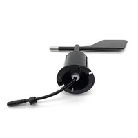 Instrumento de medición de velocidad electrónico de alta precisión 9-30V 0-5V 4-20mA RS485 Modbus Sensor de dirección de paleta de viento para Meteorología