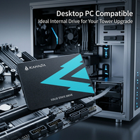 Unidad de Estado Sólido Interna de Alto Rendimiento de 1 TB y 2,5 Pulgadas SATA III con Compatibilidad Universal, 500 MB/s, para Actualización de PC de Escritorio y Portátiles