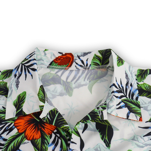Sublimazione personalizzata stampa digitale da uomo stile Aloha manica con stampa floreale camicie hawaiane camicie da spiaggia floreali Casual camicia Hawaii - Product Image 3