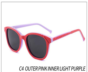 Gafas graduadas Unisex cuadradas de moda de lujo Marcos ópticos de acetato de patrón sólido Hoja gris naranja - Product Image 5