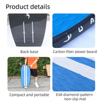 Planche de surf professionnelle haute performance en fibre de carbone haute résistance avec noyau en EPS pour les eaux océaniques, compatible OEM