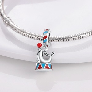 Abalorios de Plata S925 con Diseño de Delfín y Ballena de la Serie Marina, para Joyería DIY, Colgantes, Pulseras, Collares y Accesorios, Venta al por Mayor - Product Image 4