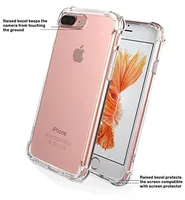 Étui de téléphone en TPU transparent antichoc pour iPhone X étui de téléphone portable, housse de protection Airbag pour iphone 8