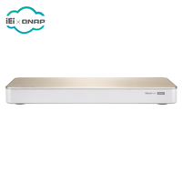 QNAP HS-453DX NAS multimédia sans ventilateur avec structure de stockage hybride, connectivité 10GbE et sortie HDMI 2.0 4K