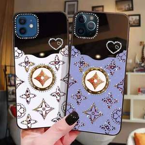 Funda de teléfono móvil de lujo con espejo de diamante para Iphone, 11, 12, 13, con soporte de anillo, gran oferta - Product Image 5