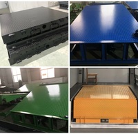 Niveleur de quai hydraulique en acier haute résistance avec bandes antidérapantes soudées, hauteur de plateforme réglable, équipement de chargement et de déchargement
