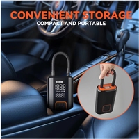 Pompe de compresseur d'air Portable 150PSI gonfleur de pneu ABS sans fil pour voiture vélo moto et balle