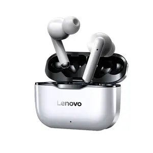 Original TWS Kopfhörer Lenovo LP1 BT 5,0 Ohrhörer Drahtlose Lade Box 9D Stereo Sport Wasserdichte Kopfhörer Mit Mikrofon