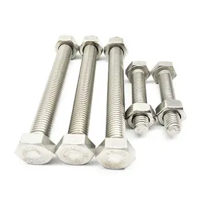 High Quality M6 Titanium Hex Bolt/Screw Bolt/Stud Bolt M8 Alloy Titanium