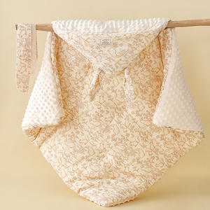 Suministro al por Mayor de Mantas de Muselina de Conejito con Puntos Polares, Manta Suave de Invierno para Envolver Recién Nacidos, Tela de Punto con Relleno de Seda para Regalo - Product Image 5