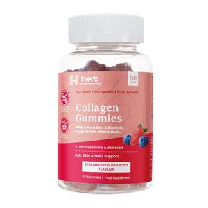 Gomitas de Colágeno de Marca Privada OEM/ODM, Producto de Belleza Multivitamínico para la Salud del Cabello, la Piel y las Uñas, Apoyo Antiarrugas para Adultos - Product Image 1