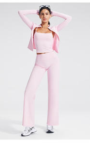 Jaket Olahraga Wanita Aoyema Model Slim-Fit Lengan Panjang dengan Ritsleting untuk Latihan Kebugaran, Yoga, Lari, dan Olahraga Lainnya - Product Image 6