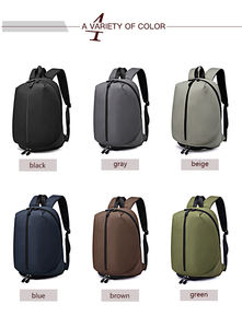 ZUOLUNDUO élégant sac à dos de sport étanche Polyester Tennis Gym polochon avec compartiment à chaussures ordinateur portable marche sac de sport - Product Image 5