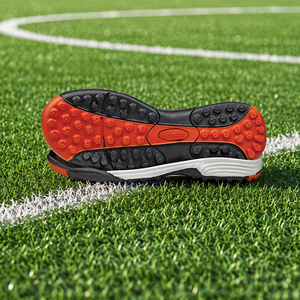 Semelle de crampons de football FG bicolore en TPU GY-22101, avec crampons mixtes spirale et ronds, tailles <span class=keywords><strong>27</strong></span>-45, matière première pour chaussures de football sur gazon naturel - Product Image 4